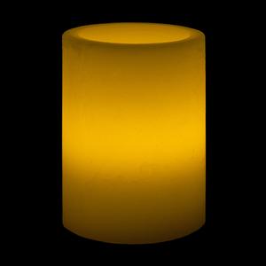 3x4 Ivory Round LED Flameless Candles