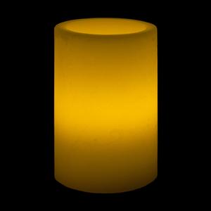 3x5 Ivory Round LED Flameless Candles