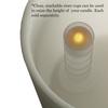 3x6 Ivory Round LED Flameless Candles