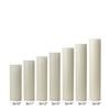 3x9 Ivory Round LED Flameless Candles