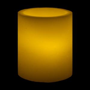 4x5 Ivory Round LED Flameless Candles