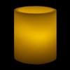 4x5 Ivory Round LED Flameless Candles