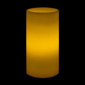 4x8 Ivory Round LED Flameless Candles