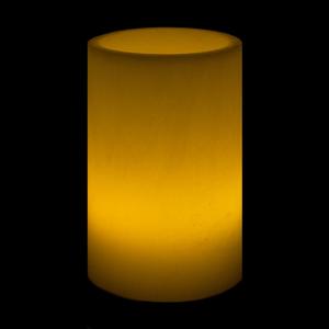 5x8 Ivory Round LED Flameless Candles