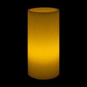 5x12 Ivory Round LED Flameless Candles
