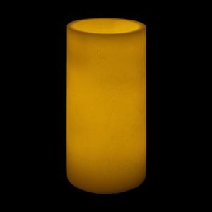6x12 Ivory Round LED Flameless Candles