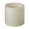 7x6 Ivory Round LED Flameless Pillar Candles