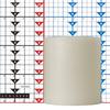 7x6 Ivory Round LED Flameless Pillar Candles