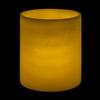 7x9 Ivory Round LED Flameless Pillar Candles