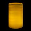 7x12 Ivory Round LED Flameless Pillar Candles