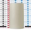 7x12 Ivory Round LED Flameless Pillar Candles