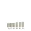 8x8 Ivory Round LED Extra Large Flameless Pillar Candles