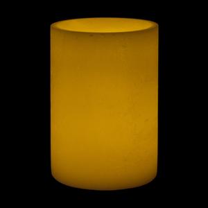 8x12 Ivory Round LED Extra Large Flameless Pillar Candles