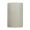 8x12 Ivory Round LED Extra Large Flameless Pillar Candles