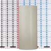 10x24 Ivory Round LED Flameless Extra Large Pillar Candles