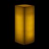 3x3x8 LED Flameless Square Pillar Candles Ivory