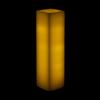3x3x12 LED Flameless Square Pillar Candles Ivory
