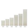 3x3x12 LED Flameless Square Pillar Candles Ivory