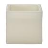 4x4x4 LED Flameless Square Pillar Candle Ivory