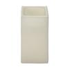 4x4x8 LED Flameless Square Pillar Candle Ivory