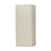 4x4x8 LED Flameless Square Pillar Candle Ivory