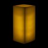 4x4x9 LED Flameless Square Pillar Candle Ivory