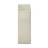 4x4x12 LED Flameless Square Pillar Candle Ivory