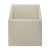 5x5x5 Square Flameless Large Pillar Candles Ivory