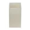 5x5x11 Square Flameless Large Pillar Candles Ivory