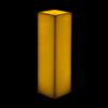 5x5x18 Square Flameless Large Pillar Candles Ivory