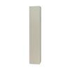 5x5x24 Square Flameless Large Pillar Candles Ivory