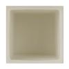 6x6x6 Flameless Large Square Pillar Candle Ivory