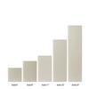 6x6x9 Flameless Large Square Pillar Candle Ivory