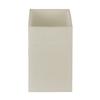 6x6x11 Flameless Large Square Pillar Candle Ivory