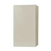 6x6x11 Flameless Large Square Pillar Candle Ivory