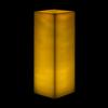 6x6x18 Flameless Large Square Pillar Candle Ivory