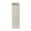 6x6x24 Flameless Large Square Pillar Candle Ivory