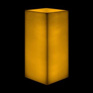 8x8x18 Extra Large Square Pillar Flameless Candle Ivory