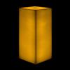8x8x18 Extra Large Square Pillar Flameless Candle Ivory