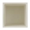 10x10x10 Flameless Extra Large Square Pillar Candle Ivory