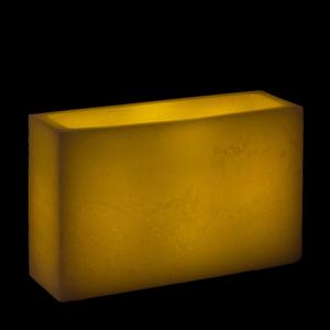 5x15x9 Flameless Extra Large Wide Pillar Candles Ivory