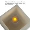 5x15x9 Flameless Extra Large Wide Pillar Candles Ivory