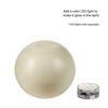 7 Inch Ivory LED Flameless Small Ball Candles