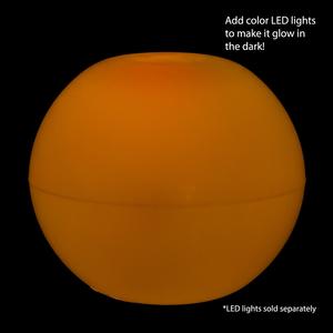 8 Inch Ivory LED Flameless Medium Ball Candles