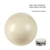 9 Inch Ivory LED Flameless Large Ball Candles