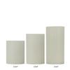 2.5x3 LED Flameless Round Candles Ivory