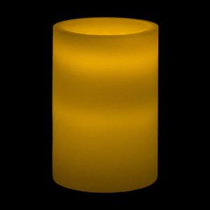 2.5x4 LED Flameless Round Candles Ivory