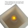 5x7x9 Flameless Large Wide Pillar Candles Ivory