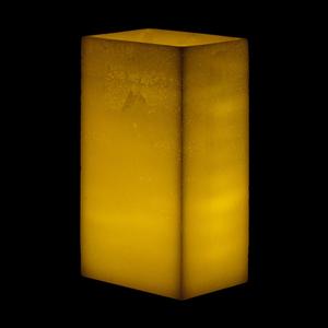 5x7x12 Flameless Large Wide Pillar Candles Ivory