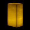 5x7x12 Flameless Large Wide Pillar Candles Ivory